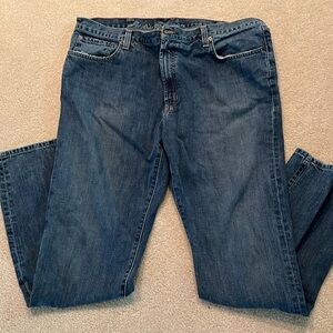 Men’s Eddie Bauer - Straight Fit Jeans -EC - Size 42x36